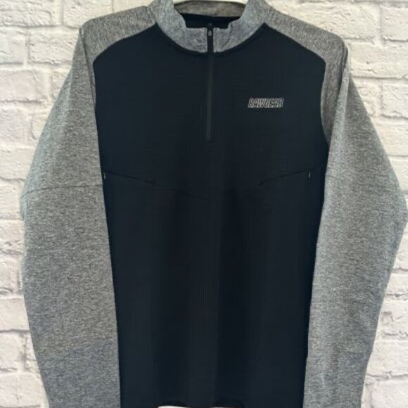 RAWGEAR Other - RAWGEAR Men’s Black and Gray L/S Quarter Zip Shirt with Zip Pockets | Size S